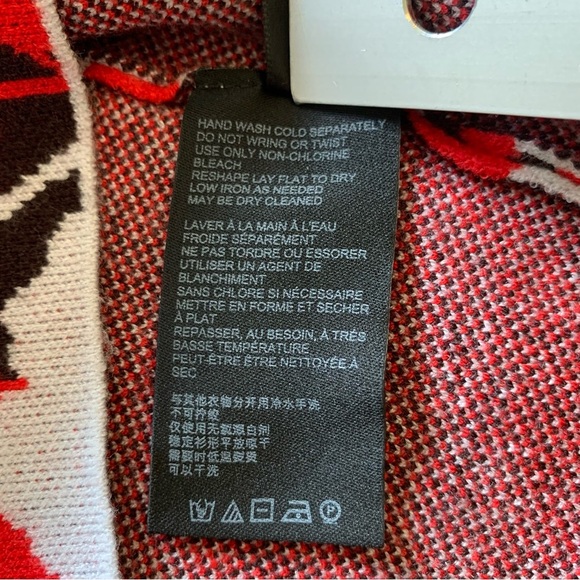 NWT Anthropologie Lizzie Mock Neck Sweater Size M Cozy Soft Knit Floral Print - Picture 14 of 16